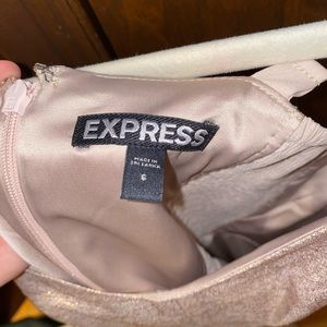 Express shimmer dress